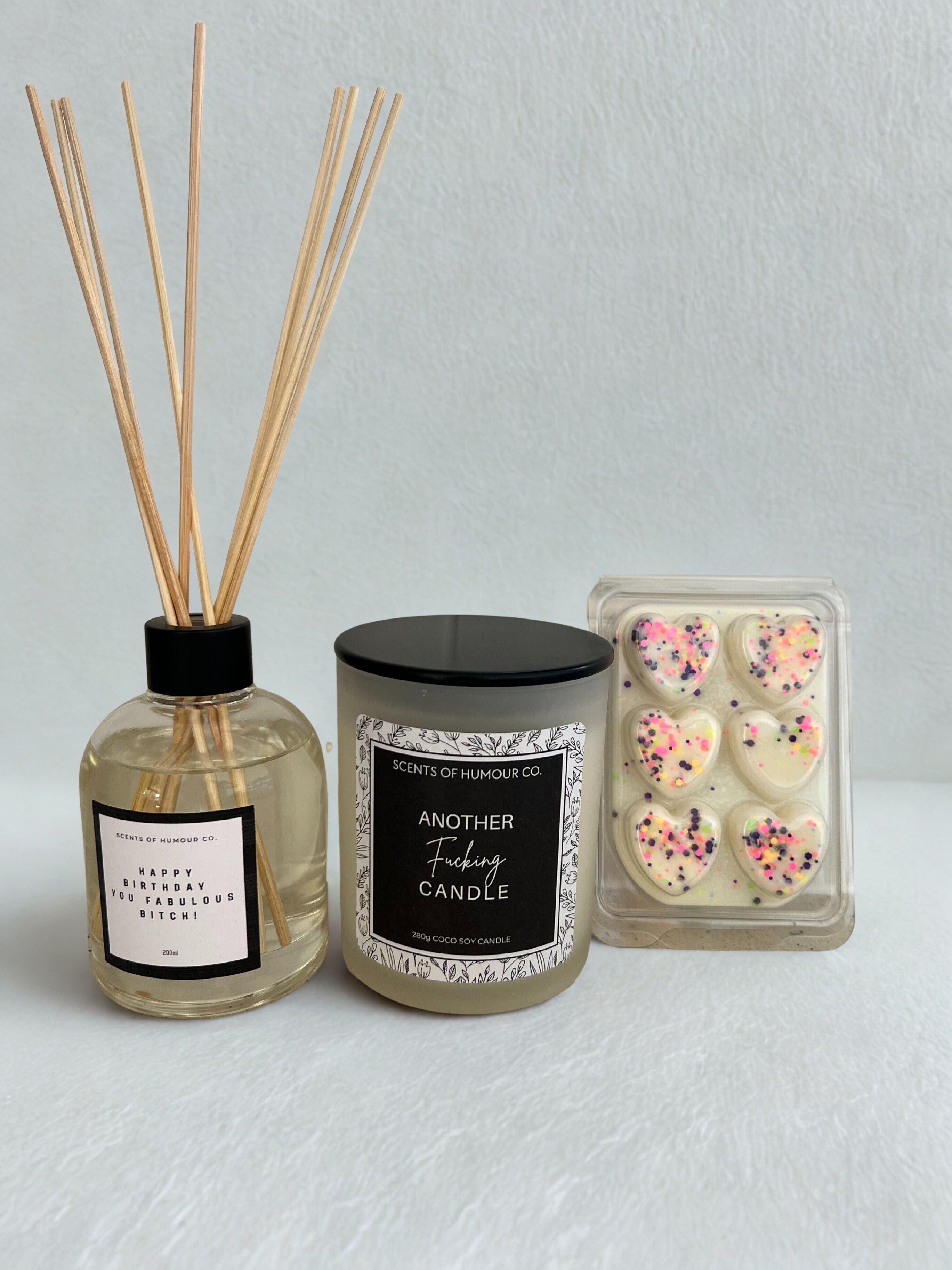 Candle, Diffuser and Wax Melt Bundle